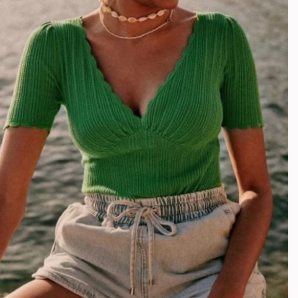 Sezane Cloe Knit Top